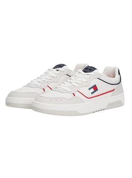 Scarpe Tommy Jeans Cupsole Elevated bianche per uomo