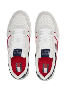Scarpe Tommy Jeans Cupsole Elevated bianche per uomo