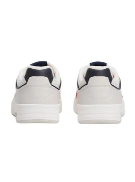 Scarpe Tommy Jeans Cupsole Elevated bianche per uomo