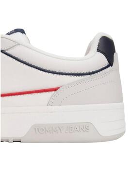 Scarpe Tommy Jeans Cupsole Elevated bianche per uomo