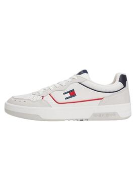 Scarpe Tommy Jeans Cupsole Elevated bianche per uomo