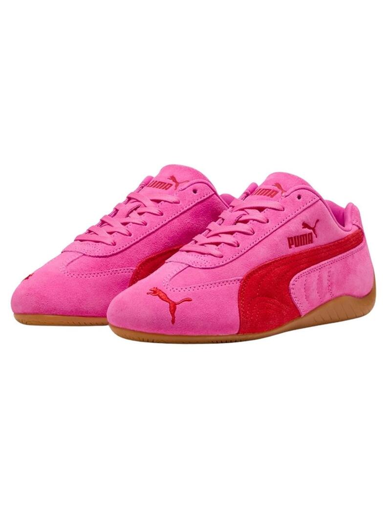 Sneakers Puma Speedcat OG fucsia e rosso per donna