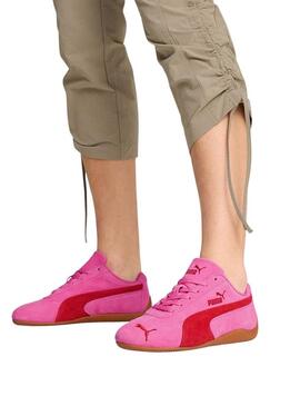 Sneakers Puma Speedcat OG fucsia e rosso per donna