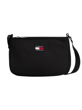 Borse Tommy Jeans Daily Shoulder nero per donna