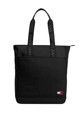 Borsa tote Tommy Jeans Essential Daily nera per donna