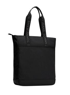 Borsa tote Tommy Jeans Essential Daily nera per donna