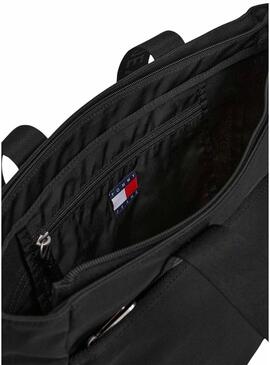 Borsa tote Tommy Jeans Essential Daily nera per donna