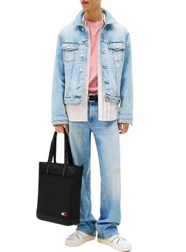 Borsa tote Tommy Jeans Essential Daily nera per donna