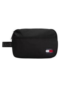 Neceser Tommy Jeans Essential Daily nero per uomo e donna
