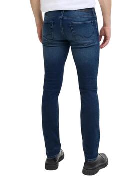 Pantaloni in denim Jack and Jones Glenn blu per uomo