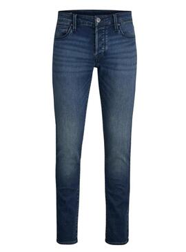 Pantaloni in denim Jack and Jones Glenn blu per uomo