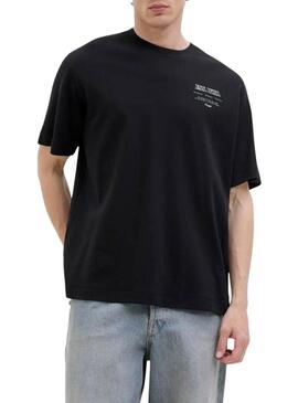 Maglietta Jack and Jones Urban nera per uomo