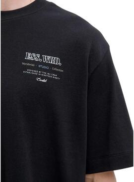 Maglietta Jack and Jones Urban nera per uomo
