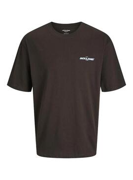 Maglietta Jack and Jones Bradley marrone per uomo