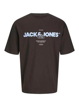 Maglietta Jack and Jones Bradley marrone per uomo