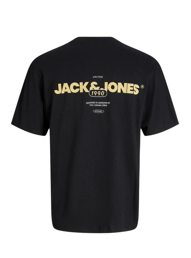 Maglietta Jack and Jones Bradley nera per uomo