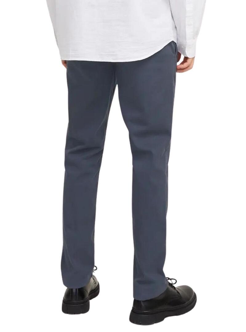 Pantaloni cinesi Jack and Jones Marco blu navy per uomo
