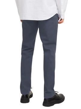 Pantaloni cinesi Jack and Jones Marco blu navy per uomo