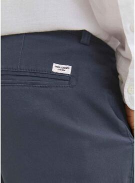 Pantaloni cinesi Jack and Jones Marco blu navy per uomo