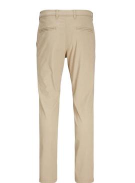 Pantaloni cinesi Jack and Jones Marco beige per uomo.