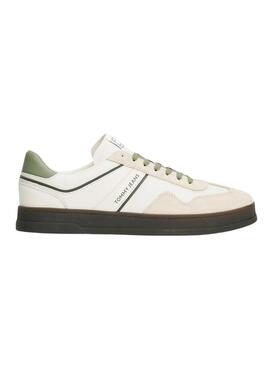 Scarpe da ginnastica Tommy Jeans The Greenwich bianche e verdi per uomo