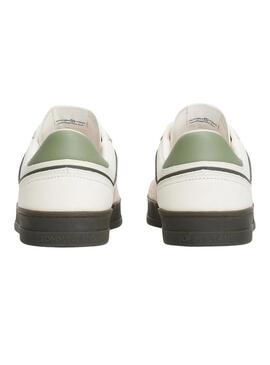 Scarpe da ginnastica Tommy Jeans The Greenwich bianche e verdi per uomo