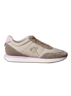 Scarpe da ginnastica Calvin Klein Jeans Retro Runner rosa per donna