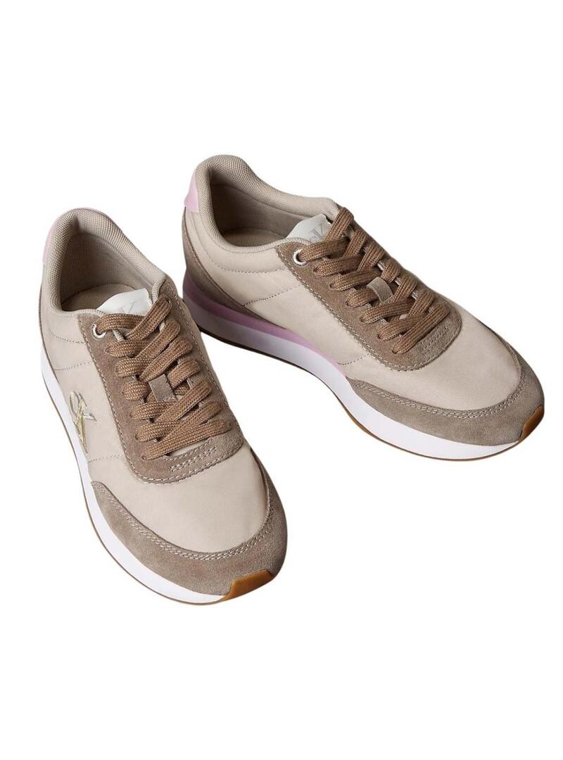 Scarpe da ginnastica Calvin Klein Jeans Retro Runner rosa per donna