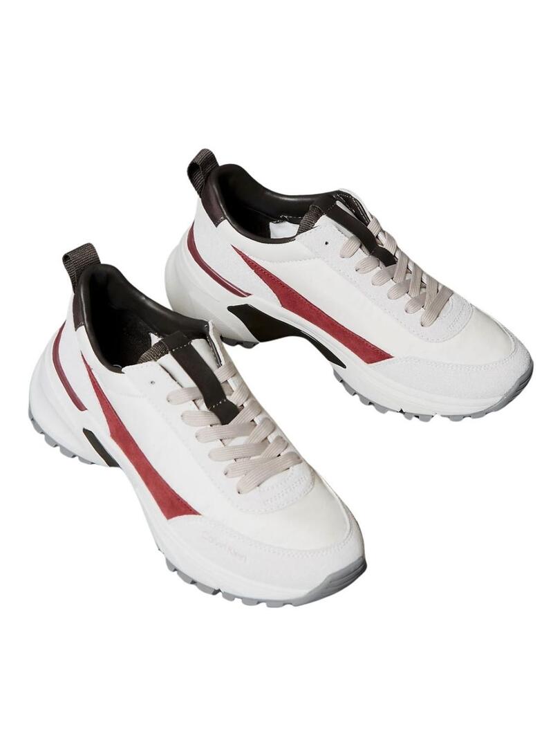 Sneakers Calvin Klein Jeans Hike Runner bianche da donna.