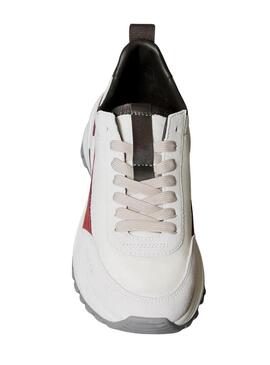 Sneakers Calvin Klein Jeans Hike Runner bianche da donna.