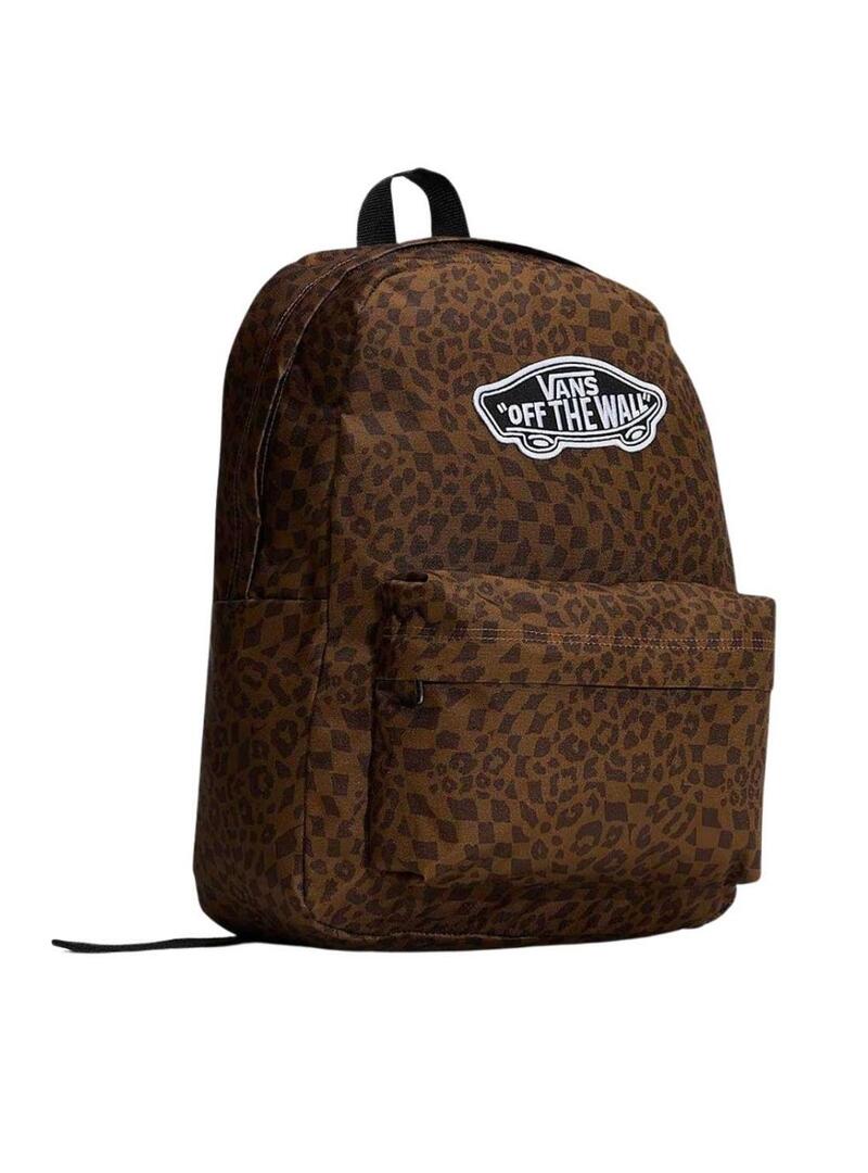 Zaino Vans Old Skool stampa animalier marrone per donna e uomo