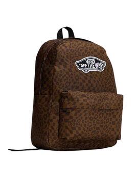 Zaino Vans Old Skool stampa animalier marrone per donna e uomo