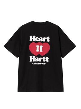 Maglietta Carhartt Heart nera per uomo