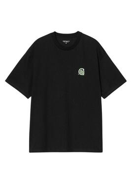 Maglietta Carhartt Heliz nera per uomo