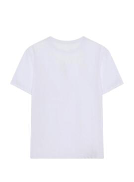 Maglietta Calvin Klein Jeans Bauhaus Logo bianca per uomo