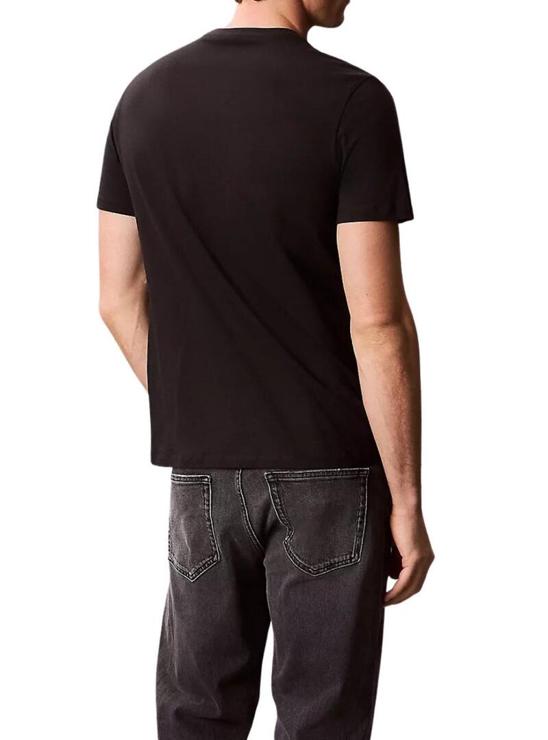 Maglietta Calvin Klein Jeans Bauhaus nera per uomo