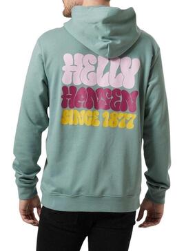 Felpa Helly Hansen Core turchese per uomo