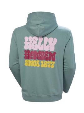 Felpa Helly Hansen Core turchese per uomo