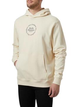 Felpa Helly Hansen Core beige per uomo