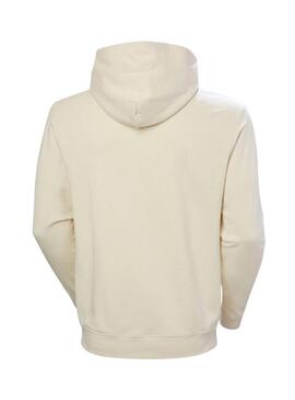 Felpa Helly Hansen Core beige per uomo