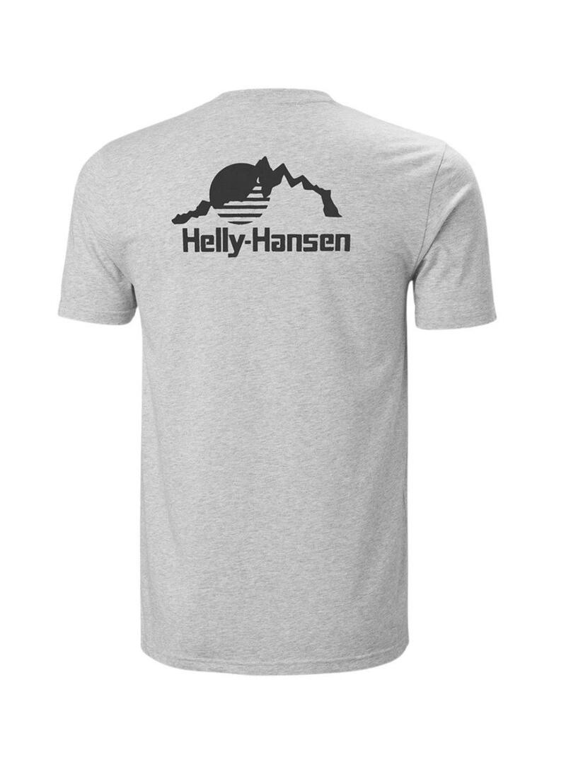 Maglietta Helly Hansen Nord grigia per uomo