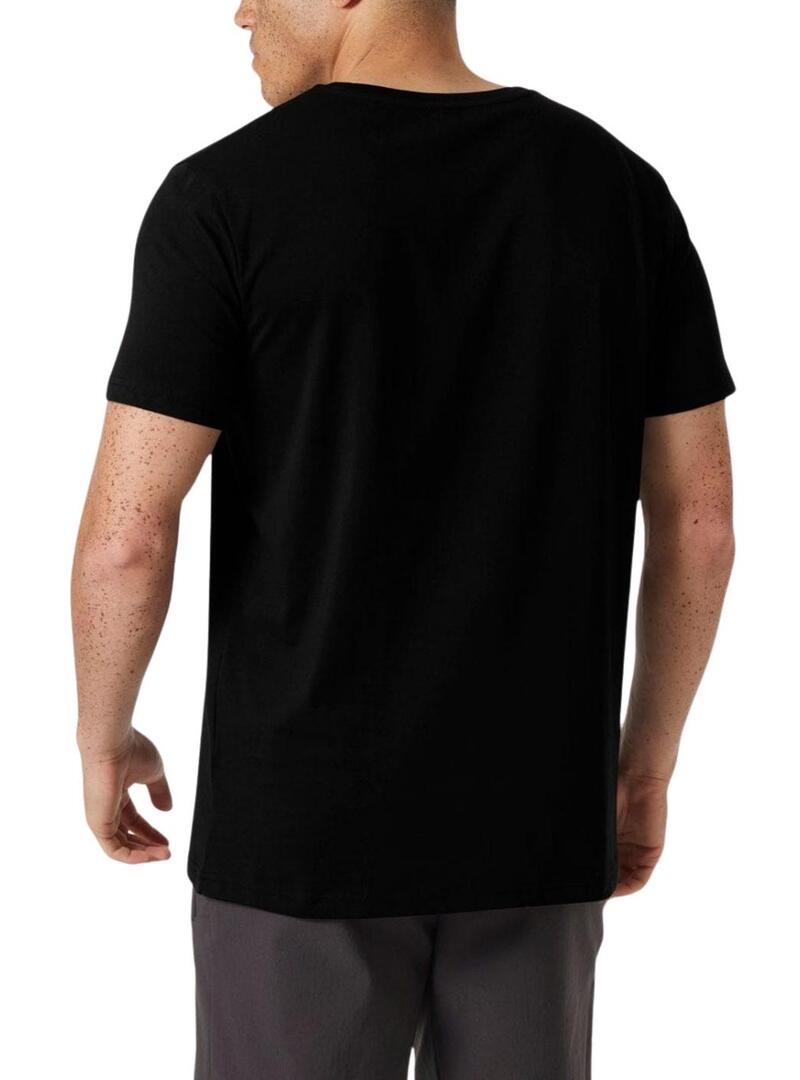 Maglietta Helly Hansen Shoreline nera per uomo