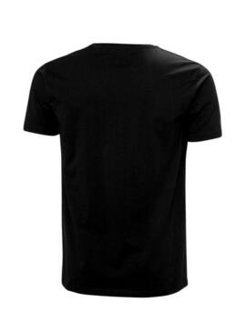 Maglietta Helly Hansen Shoreline nera per uomo