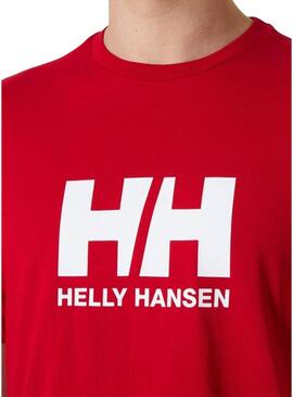 Maglietta Helly Hansen Logo rossa per uomo