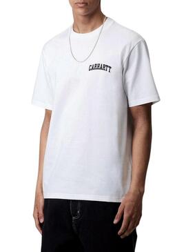 Maglietta Carhartt University bianca per uomo