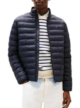 Giacca Tommy Hilfiger Core Packable Recycled blu scuro per uomo