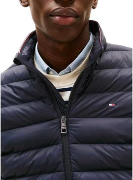 Giacca Tommy Hilfiger Core Packable Recycled blu scuro per uomo