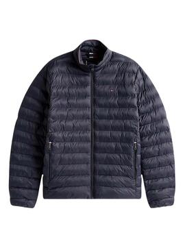 Giacca Tommy Hilfiger Core Packable Recycled blu scuro per uomo