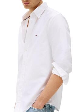 Camicia Tommy Hilfiger Solid Heritage Oxford bianca per uomo