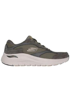 Scarpe Skechers Arch Fit verdi per uomo
